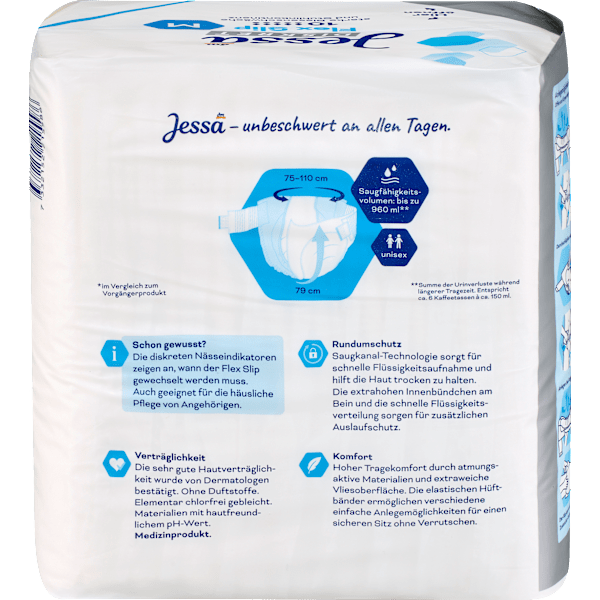 Flex Slip Inkontinenz Gr. M Jessa DISKRET