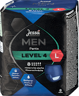 Men Pants Inkontinenz Level 4 Gr. L Vorteilspack (4x8 St) Jessa DISKRET
