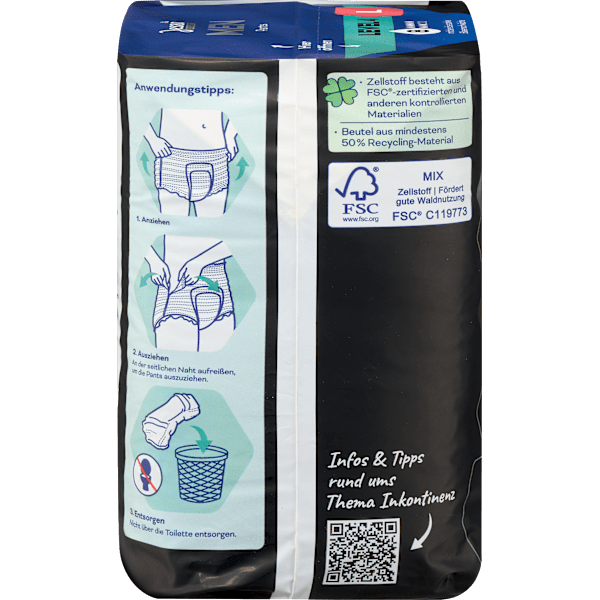 Men Pants Inkontinenz Level 4 Gr. L  Jessa DISKRET