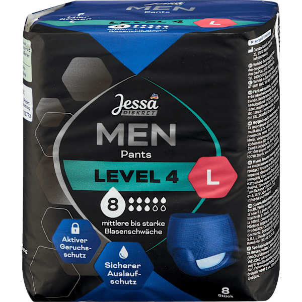 Men Pants Inkontinenz Level 4 Gr. L  Jessa DISKRET