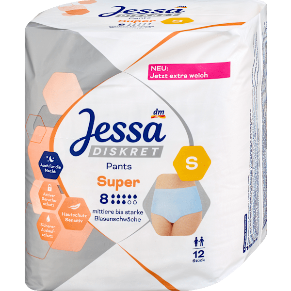 Pants Inkontinenz Super Gr. S Jessa DISKRET