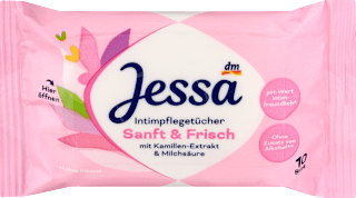 Intimpflegetücher Sanft & Frisch, Reisegröße Jessa