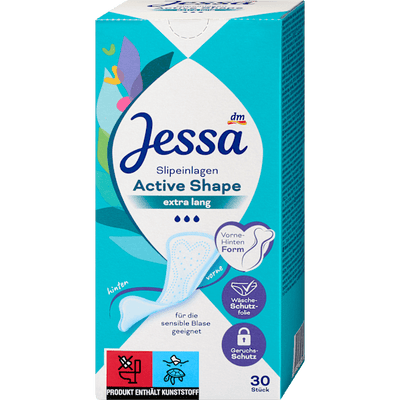 Jessa Panty liners Active Shape Extra Long, 30 pcs