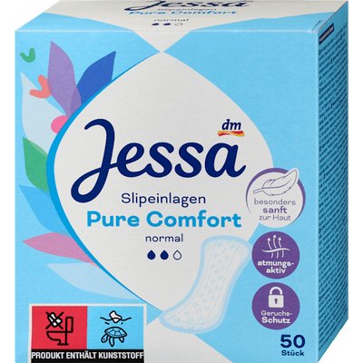 Jessa Panty liners Pure Comfort Normal, 50 pcs