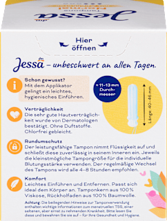 Tampons Normal mit Applikator Jessa