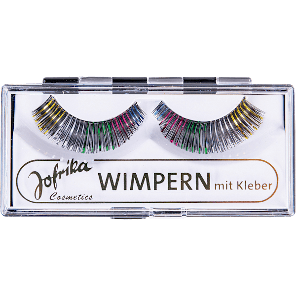 Künstliche Wimpern, Regenbogen (1 Paar) Jofrika