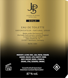 Gold Eau de Toilette John Player Special