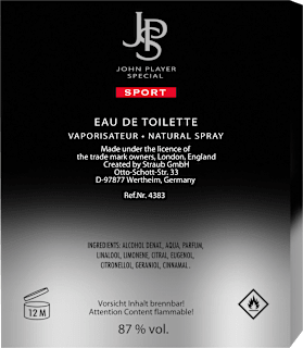 Sport Eau de Toilette  John Player Special