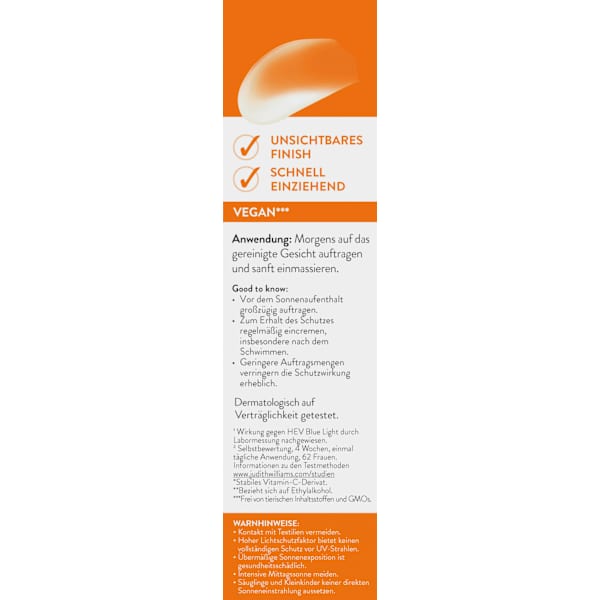 Fluid LSF 50 Vitamin C+ Perfect Protection judith williams COSMETICS