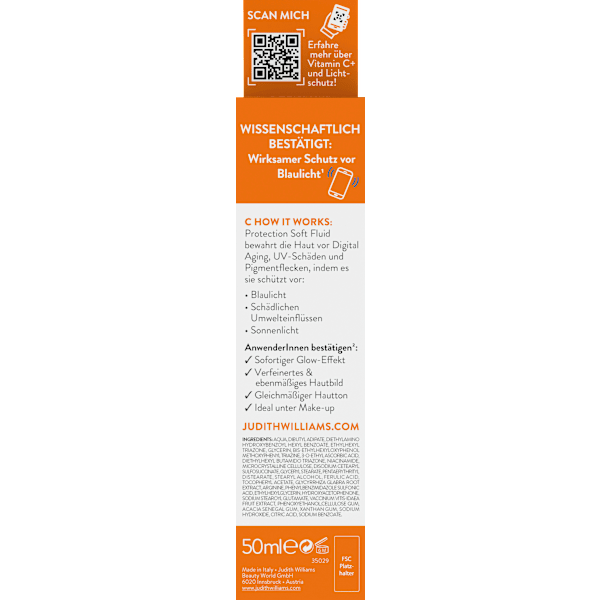 Fluid LSF 50 Vitamin C+ Perfect Protection judith williams COSMETICS