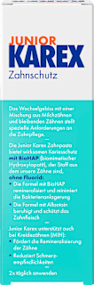 Zahnpasta Kinder Junior, ab 6 Jahren fluoridfrei KAREX