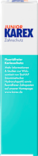 Zahnpasta Kinder Junior, ab 6 Jahren fluoridfrei KAREX
