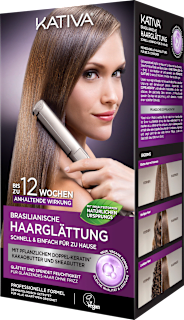 Brasilianische Haarglättung mit Doppel-Keratin KATIVA