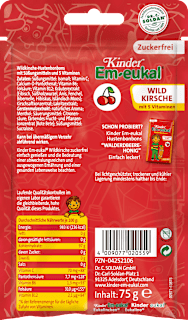 Bonbon, Wildkirsche für Kinder, zuckerfrei Kinder Em-eukal