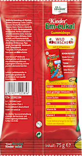 Gummidrops, Wildkirsche Kinder Em-eukal