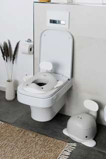Toilettentrainer hellgrau Kindsgut