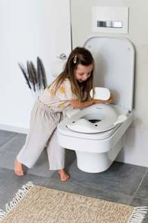 Toilettentrainer hellgrau Kindsgut