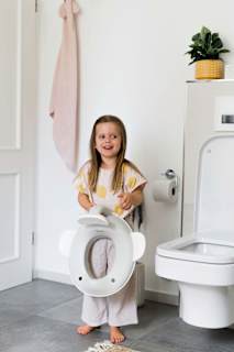Toilettentrainer hellgrau Kindsgut