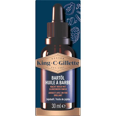 King. C. Gillette Beard oil, 30 ml