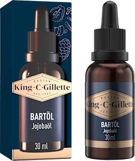 Bartöl King. C. Gillette