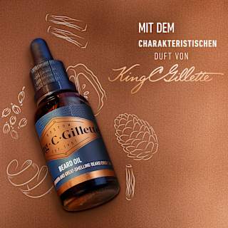 Bartöl King. C. Gillette