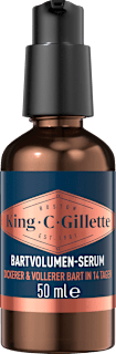 Bartvolumen Serum King. C. Gillette