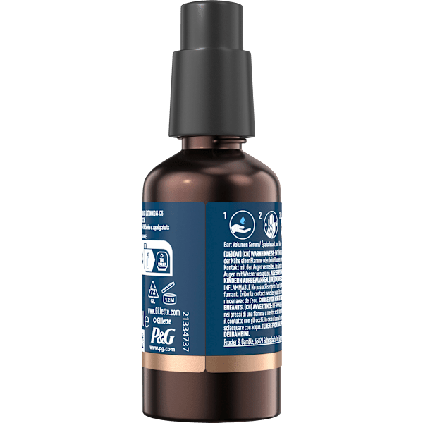 Bartvolumen Serum King. C. Gillette