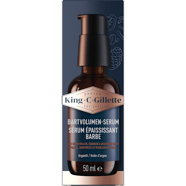 Bartvolumen Serum King. C. Gillette