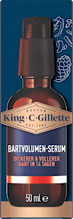 Bartvolumen Serum King. C. Gillette