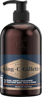 Bartwaschgel King. C. Gillette