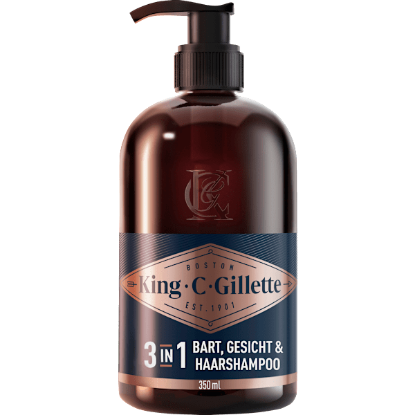 Bartwaschgel King. C. Gillette