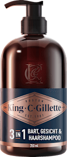 Bartwaschgel King. C. Gillette