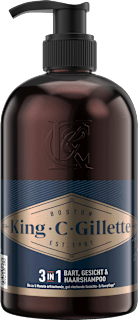 Bartwaschgel King. C. Gillette