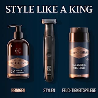 Bartwaschgel King. C. Gillette