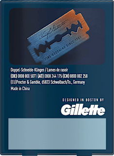 Rasierklingen, Double Edge für Rasierhobel King. C. Gillette
