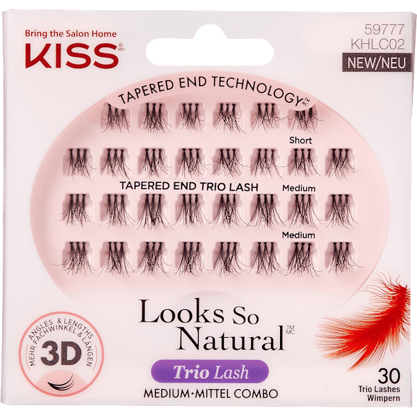 Künstliche Wimpern Looks So Natural Trio Lash KISS