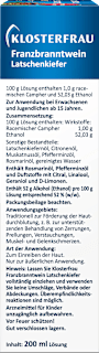 Franzbranntwein Latschenkiefer KLOSTERFRAU