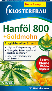 Hanföl 800 & Goldmohn Kapseln KLOSTERFRAU