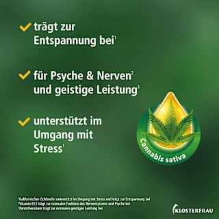 Hanföl 800 & Goldmohn Kapseln KLOSTERFRAU