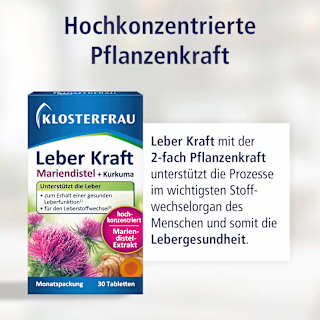 Leber Kraft Tabletten 30 St KLOSTERFRAU