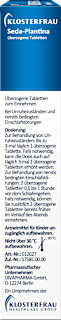 Seda-Plantina Innere Unruhe Tabletten KLOSTERFRAU