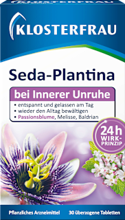 Seda-Plantina Innere Unruhe Tabletten KLOSTERFRAU