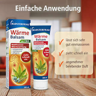 Wärmebalsam mit CBD KLOSTERFRAU