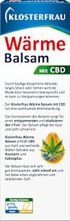 Wärmebalsam mit CBD KLOSTERFRAU