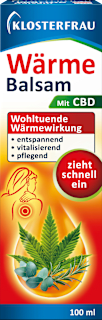 Wärmebalsam mit CBD KLOSTERFRAU