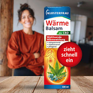 Wärmebalsam mit CBD KLOSTERFRAU
