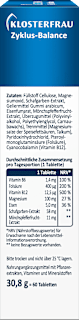 Zyklus-Balance Tabletten 60 St KLOSTERFRAU