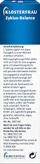 Zyklus-Balance Tabletten 60 St KLOSTERFRAU