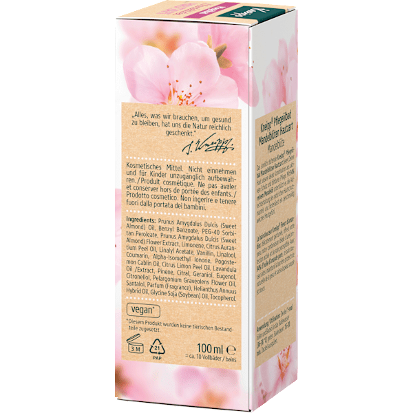 Badeöl Mandelblüten Hautzart Kneipp