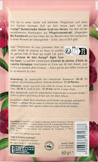 Badesalz Kleiner Gruß von Herzen Kneipp
